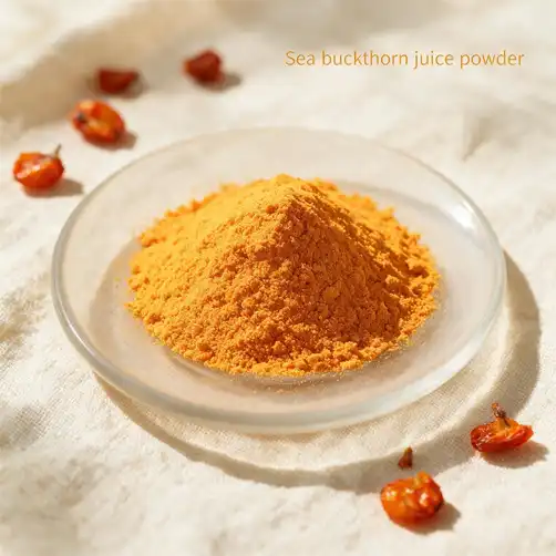 Sea Buckthorn Juice Powder OEM: From Formula to Bulk Supply